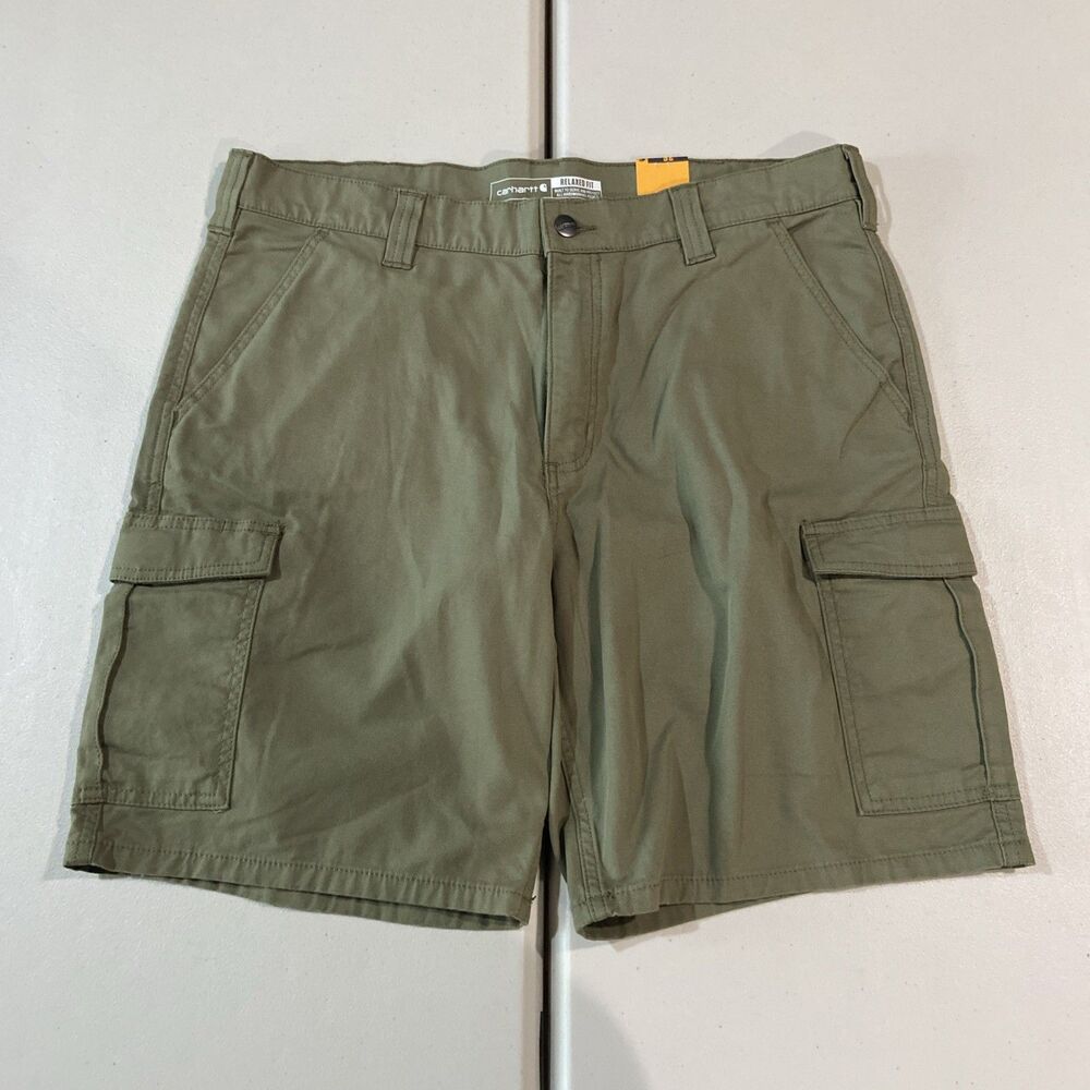 Carhartt Cargo Shorts Men 36 9" Rugged Flex Relaxed Fit Duck Canvas Work Wear